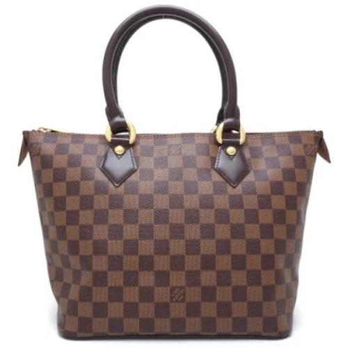 Pre-owned Canvas louis-vuitton-bags Louis Vuitton Vintage , Brown , Da...