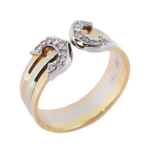 Pre-owned Rose Gold rings Cartier Vintage , Yellow , Dames