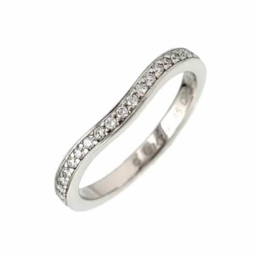 Pre-owned Platinum rings Cartier Vintage , Gray , Dames