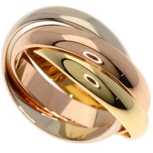 Pre-owned Rose Gold rings Cartier Vintage , Yellow , Dames