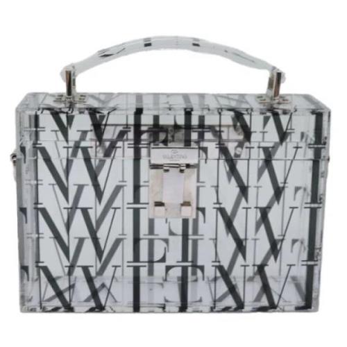 Pre-owned Plastic handbags Valentino Vintage , Gray , Dames