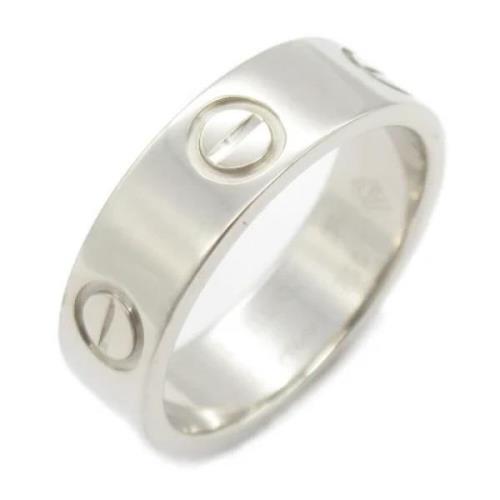 Pre-owned White Gold rings Cartier Vintage , Gray , Dames