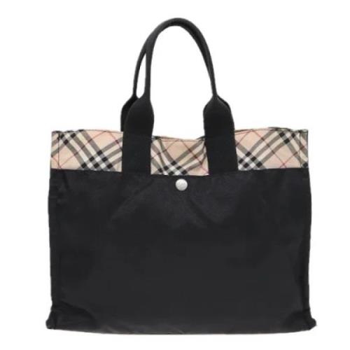 Pre-owned Fabric totes Burberry Vintage , Beige , Dames