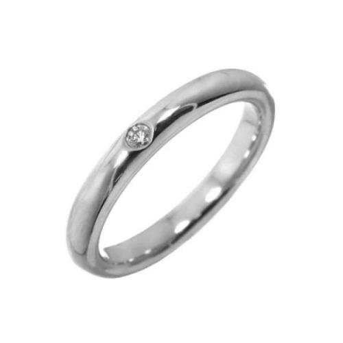 Pre-owned Platinum rings Tiffany & Co. Pre-owned , Gray , Dames