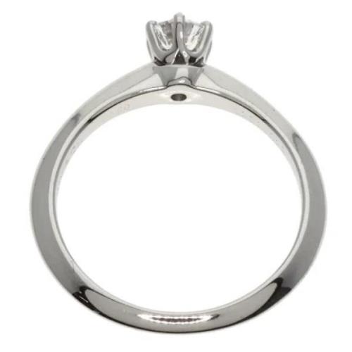 Pre-owned Platinum rings Tiffany & Co. Pre-owned , Gray , Dames