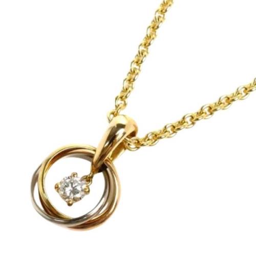 Pre-owned Rose Gold necklaces Cartier Vintage , Yellow , Dames