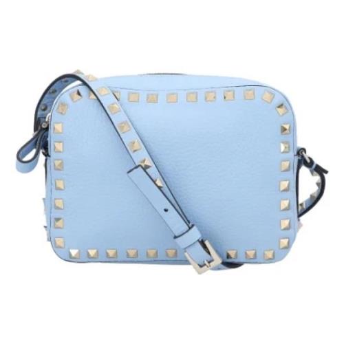 Leather shoulder-bags Valentino , Blue , Dames