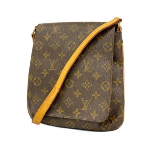 Pre-owned Fabric louis-vuitton-bags Louis Vuitton Vintage , Brown , Da...