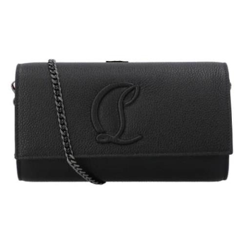 Leather shoulder-bags Christian Louboutin , Black , Dames