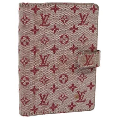 Pre-owned Canvas home-office Louis Vuitton Vintage , Red , Dames