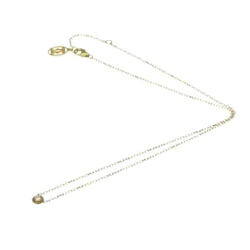 Pre-owned Metal necklaces Cartier Vintage , Yellow , Dames