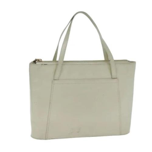 Pre-owned Leather totes Loewe Pre-owned , Beige , Dames