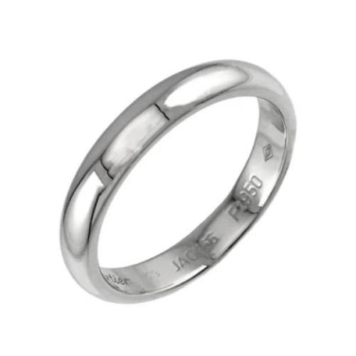 Pre-owned Platinum rings Cartier Vintage , Gray , Dames