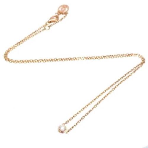 Pre-owned Rose Gold necklaces Cartier Vintage , Yellow , Dames