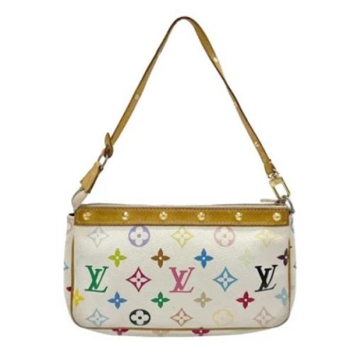 Pre-owned Canvas louis-vuitton-bags Louis Vuitton Vintage , White , Da...