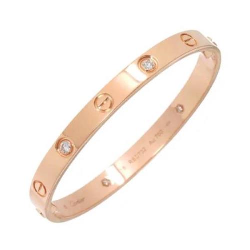 Pre-owned Rose Gold bracelets Cartier Vintage , Yellow , Dames