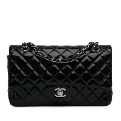 Pre-owned Leather chanel-bags Chanel Vintage , Black , Dames