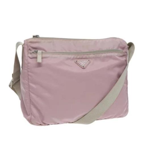 Pre-owned Nylon prada-bags Prada Vintage , Pink , Dames