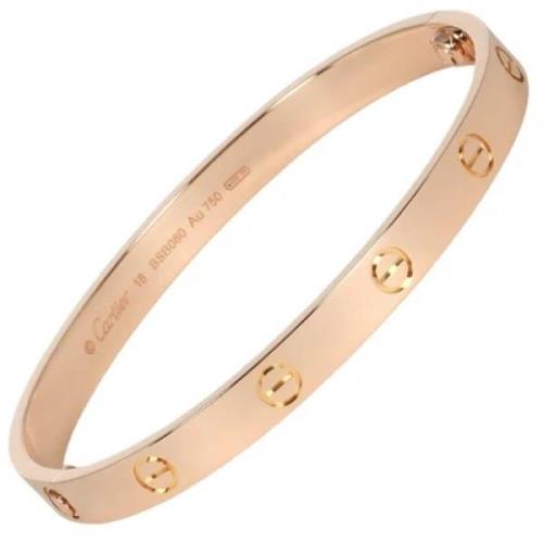 Pre-owned Rose Gold bracelets Cartier Vintage , Yellow , Dames