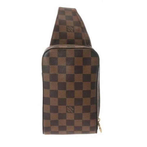 Pre-owned Canvas louis-vuitton-bags Louis Vuitton Vintage , Brown , Da...