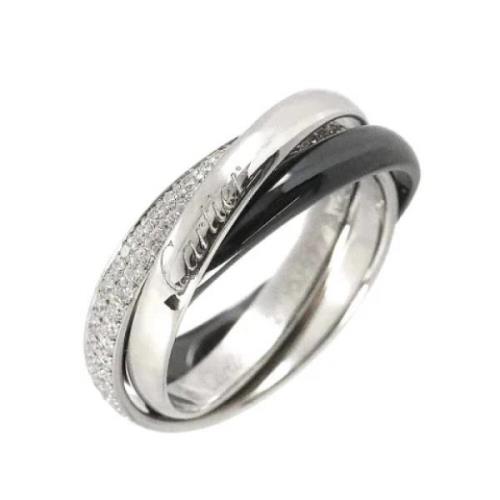 Pre-owned White Gold rings Cartier Vintage , Gray , Dames