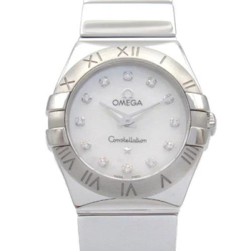 Pre-owned Metal watches Omega Vintage , White , Dames