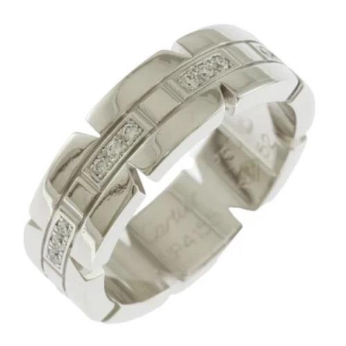 Pre-owned White Gold rings Cartier Vintage , Gray , Dames