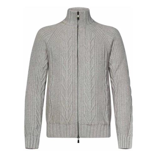 Grijze Cashmere Wol Bomberjack Malo , Gray , Heren