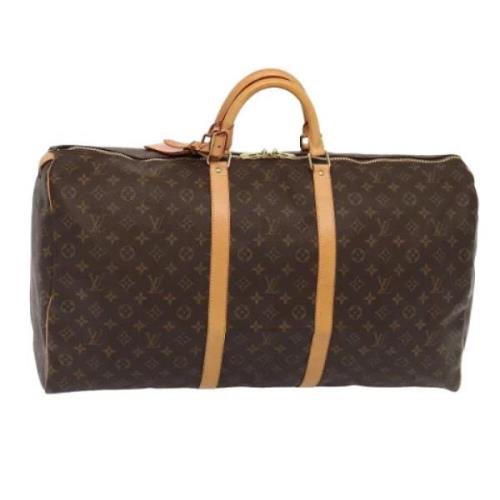 Pre-owned Canvas louis-vuitton-bags Louis Vuitton Vintage , Brown , Da...