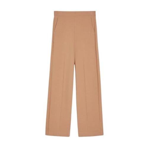 Barcelona Jersey Wide Pants Pennyblack , Brown , Dames