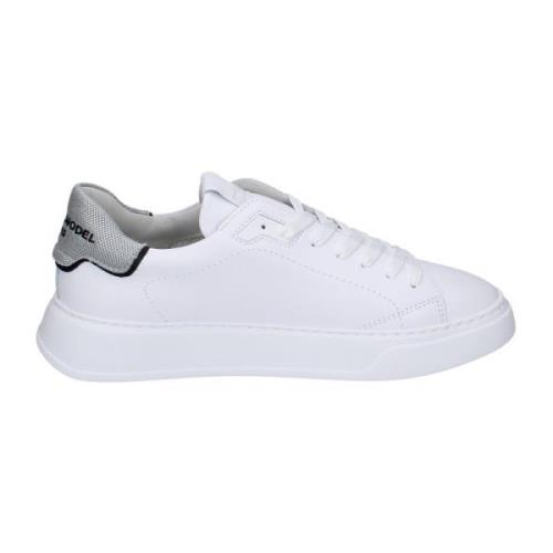 Leren Heren Sneakers Stijlvolle Schoenen Philippe Model , White , Here...