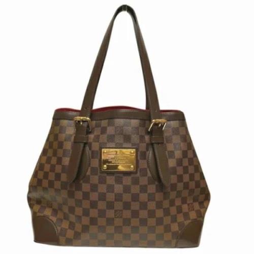 Pre-owned Fabric louis-vuitton-bags Louis Vuitton Vintage , Brown , Da...