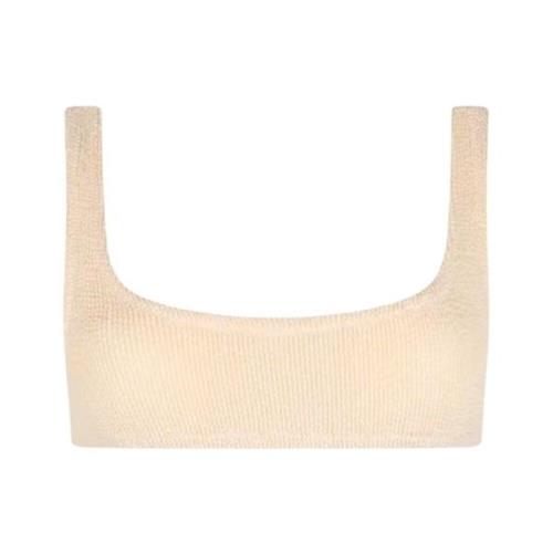 Beige Bralette Bikini Top Naima MC2 Saint Barth , Beige , Dames