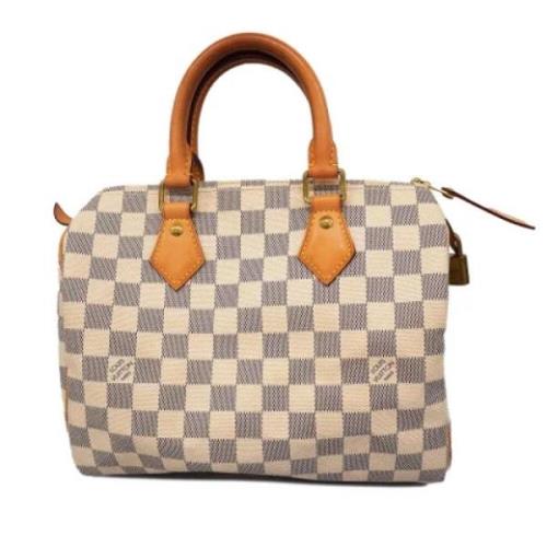 Pre-owned Fabric louis-vuitton-bags Louis Vuitton Vintage , White , Da...