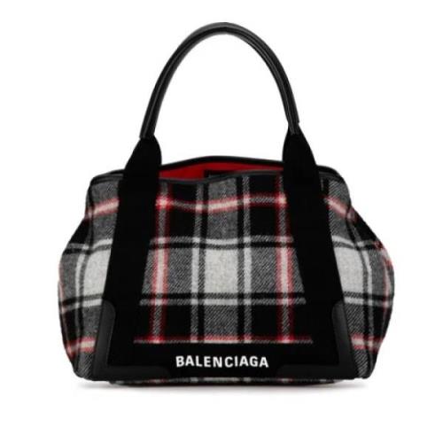 Pre-owned Wool balenciaga-bags Balenciaga Vintage , Blue , Dames