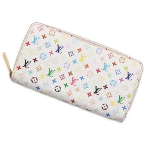 Pre-owned Fabric wallets Louis Vuitton Vintage , White , Dames