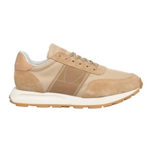 Eenvoudige Hardloopsneakers met veters Philippe Model , Beige , Dames