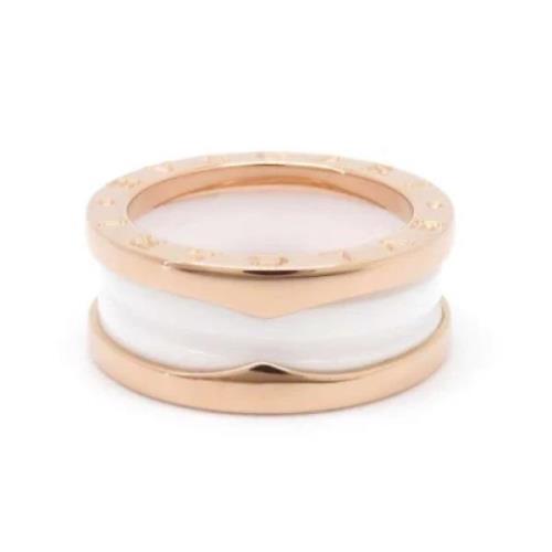 Pre-owned Rose Gold rings Bvlgari Vintage , Yellow , Dames