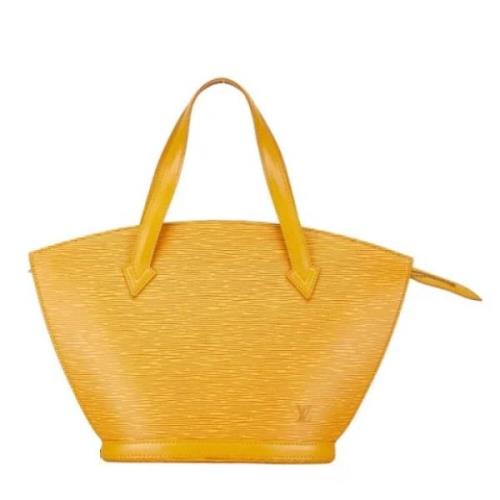 Pre-owned Leather louis-vuitton-bags Louis Vuitton Vintage , Yellow , ...