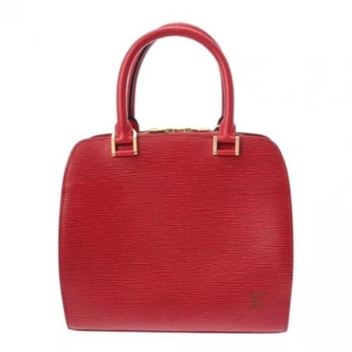 Pre-owned Leather louis-vuitton-bags Louis Vuitton Vintage , Red , Dam...