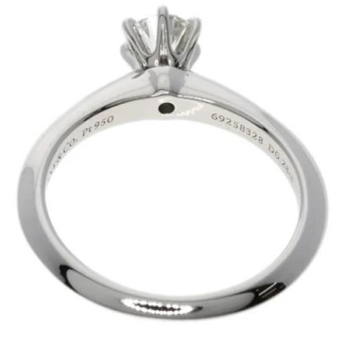 Pre-owned Platinum rings Tiffany & Co. Pre-owned , Gray , Dames