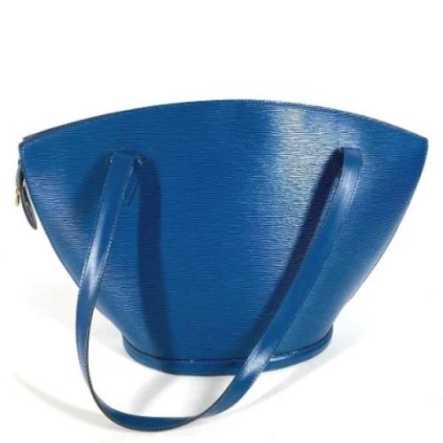 Pre-owned Leather louis-vuitton-bags Louis Vuitton Vintage , Blue , Da...