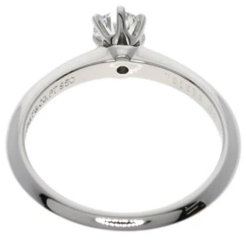 Pre-owned Platinum rings Tiffany & Co. Pre-owned , Gray , Dames