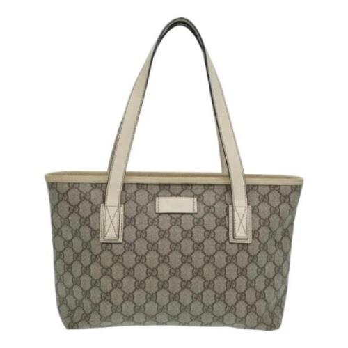 Pre-owned Canvas gucci-bags Gucci Vintage , Beige , Dames