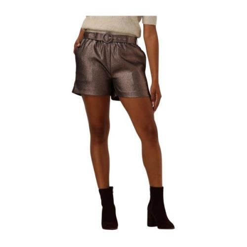 Bronze Glamour Shorts Est'Seven , Brown , Dames