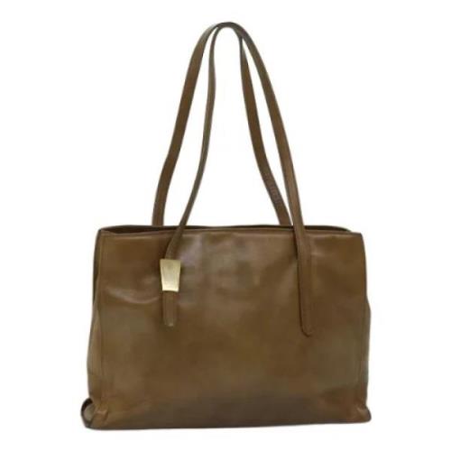 Pre-owned Leather totes Valentino Vintage , Brown , Dames