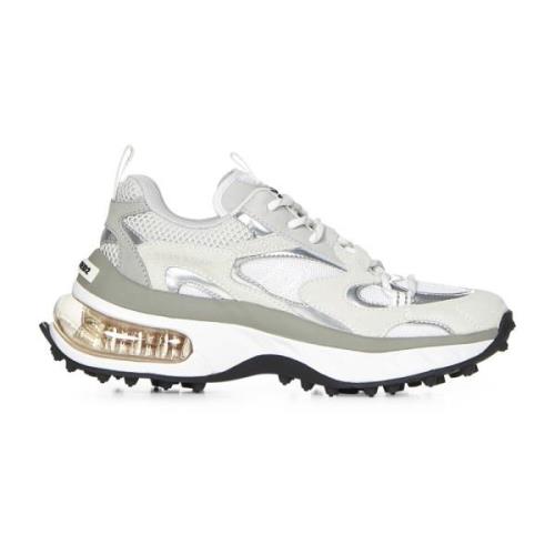 Witte Sneakers met Logodetails Dsquared2 , White , Dames