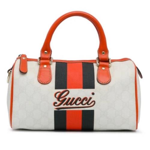 Pre-owned Fabric gucci-bags Gucci Vintage , White , Dames