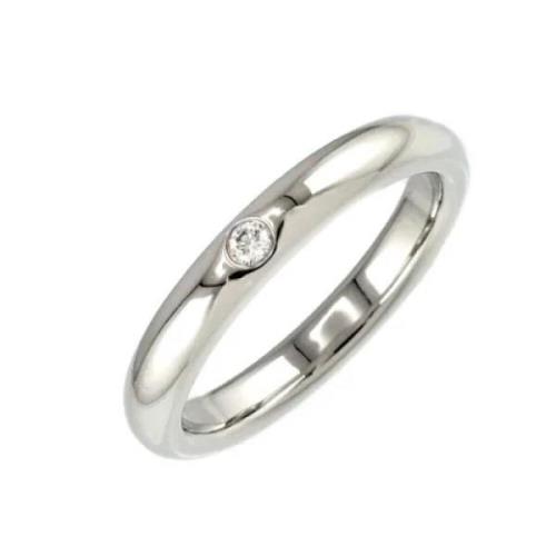 Pre-owned Platinum rings Tiffany & Co. Pre-owned , Gray , Dames