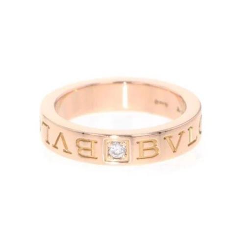 Pre-owned Rose Gold rings Bvlgari Vintage , Yellow , Dames